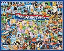 United States of America Historical Events Collage Puzzle (1000pc)
