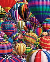 Hot Air Balloon Collage Puzzle (1000pc)