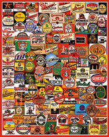 WhiteMount Cheers! Beer Labels Collage Puzzle (1000pc)