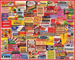 Gum Wrappers Collage Puzzle (1000pc)