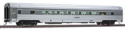 Walthers 85 Budd 46-Seat Streamlined Coach - Ready to Run New York Central (Plated Metal Finish) - HO-Scale