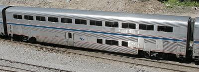 Walthers Revised Streamlined Superliner(R) II w/Plated Finish Assembled Coach Amtrak(R) Phase IVb - HO-Scale