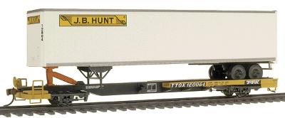 Walthers Gold Line(TM) Front Runner w/Trailer Ready to Run TTX - JB Hunt 48 Trailer - HO-Scale
