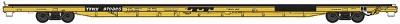 Walthers All-Purpose 89 Flatcar w/P-S Hitches Trailer Train HO Scale Model Train Freight Car #40824