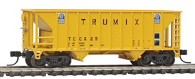 Walthers Greenville 100-Ton 2-Bay Hopper Trumix TCCX #25 N Scale Model Train Freight Car #50137