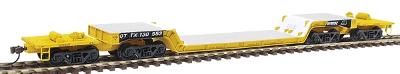 Walthers Gold Line(TM) 81 4-Truck Depressed Center Flatcar - Assembled TTX - HO-Scale