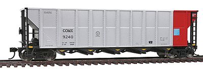 Walthers Trinity RD-4 Coal Hopper 6-Pack - Ready to Run Commonwealth Edison COMX #9045, 9036, 9010, 9056, 9240 & 9090 (silver, red) - HO-Scale (6)