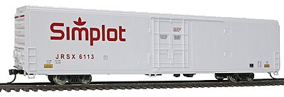 Walthers 70 Gunderson Cryogenic Reefer - Ready to Run Simplot JRSX #6113 (white, red) - HO-Scale