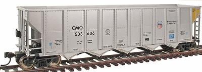 Walthers Gold Line(TM) Trinity RD-4 Coal Hopper 6-Pack - Ready to Run Union Pacific(R) #2 (CMO Reporting Marks, Building America Slogan) - HO-Scale (6)
