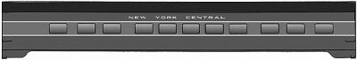 Walthers 1948 20th Century Limited 68-Seat Full-Length Diner - Ready to Run New York Central #400-03 (2-Tone Gray) - HO-Scale