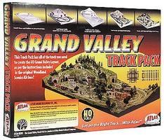 Woodland Grand Valley Track Pack for 1483 HO Scale Nickel Silver Model Train Track #1183