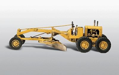 Woodland Motor (Road) Grader HO Scale American Construction Equipment (Unpainted Metal Kit) #234
