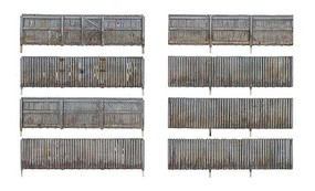 Woodland Privacy Fence Kit 192' Scale Total with Gates, Hinges and Planter Pins N-Scale