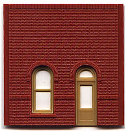 DPM HO 2 Story 4 Arched Window Building Wall Sections 30108 for sale online 