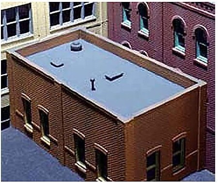 Woodland DPM Roof & Trim Kit HO Scale Model Railroad Building Accessory #30190