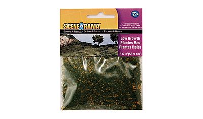 Woodland Low Growth Scene-A-Rama (2oz 57g) Model Railroad Grass Earth #4183