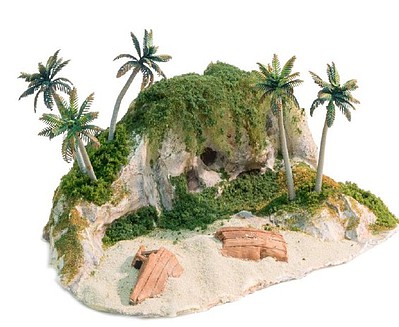 Woodland LandESCAPES - Shipwrecked Plastic Model Diorama Kit #4260