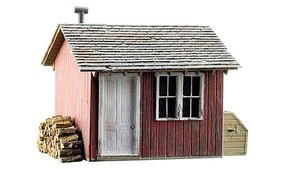 Woodland Work Shed Built-&-Ready HO Scale Model Railroad Structure #5057