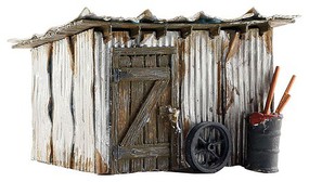 Woodland Tin Shack Built-&-Ready(R) O Scale Model Railroad Building #5856 Woodland Tin Shack Built-&-Ready(R) O Scale Model Railroad Building #5856