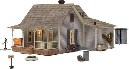 Woodland Old Homestead Built-&-Ready(R) O Scale Model Railroad Building #5860