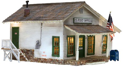 Woodland Letters, Parcels, & Post Built-&-Ready(R) O Scale Model Railroad Building #5864