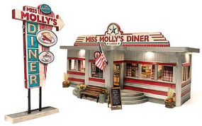 Woodland Miss Molly's Diner Built-&-Ready(R) Assembled O-Scale
