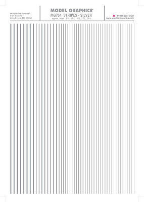 Woodland Scenics Stripes White 1/64-3/16  DT514 