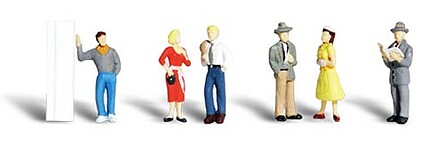 Woodland Pedestrians HO Scale Model Railroad Figures #a1821