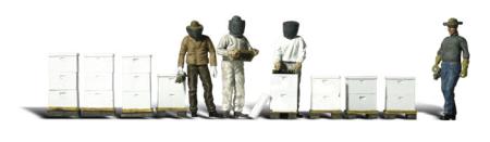 Woodland Beekeepers HO Scale Model Railroad Figure #a1897