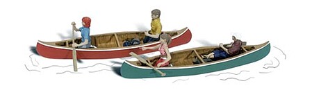 HO Scale Woodland Scenics A1923 Family Fishing Scenery People