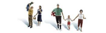 Woodland The Founders (Family of 6) HO Scale Model Railroad Figure #a1930