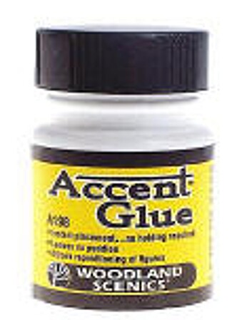 Woodland Scenic Accent Glue 1.25 oz Model Railroad Scenery Supply #a198