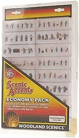 Woodland Economy Figure Pack Worker Figure Economy Pack N Scale Model Figures #a2062