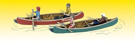 Woodland Canoers N Scale Model Railroad Figure #a2200