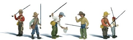 Woodland Fly Fisherman N Scale Model Railroad Figure #a2215