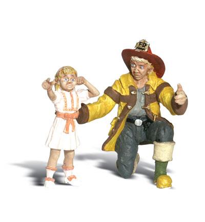 Woodland Scenic Accents(R) Figures - Spike, Neil & Ty G Scale Model Railroad Figure #a2542