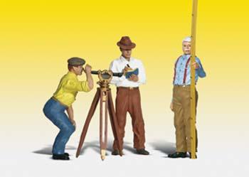 Woodland Scenic Accents Figures Hilow Brothers Surveying Co. G Scale Model Railroad Figures #a2556