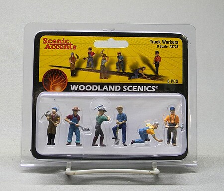 Woodland Track Workers O Scale Model Railroad Figure #a2723