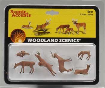 Woodland Deer O Scale Model Railroad Figure #a2738