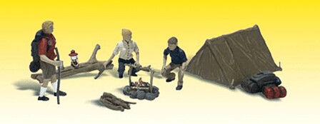 Scenic Accents A2756 Family Fishing Figure Set - O (1:48) Scale