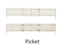 Woodland HO Picket Fence Woodland HO Picket Fence