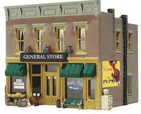 Woodland Lubeners General Store N Scale Model Railroad Building #br4925