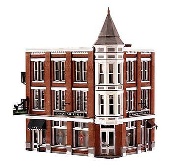 Woodland Davenport Department Store N Scale Model Railroad Building #br4938