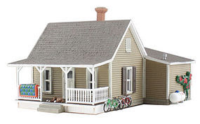 Woodland Granny's House HO Scale Model Railroad Building #br5027