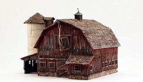 Woodland Old Weathered Barn Built & Ready HO Scale Model Railroad Building #br5038