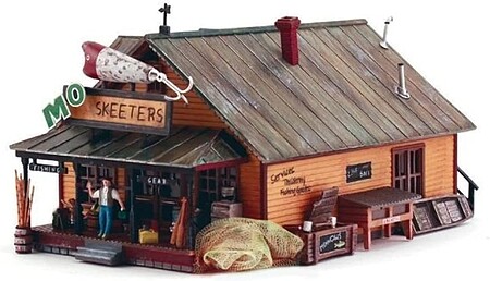 Woodland Mo Skeeters Bait/Tackle HO Scale Model Railroad Building #br5047