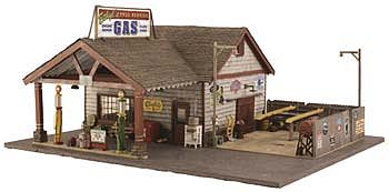 Woodland Ethyls Gas/Service O Scale Model Railroad Building #br5849