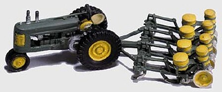 Woodland Model A Tractor on Rubber Tires Metal Kit HO Scale Model Railroad Vehicle #d208