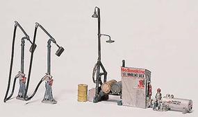 Woodland Scenic Detail Diesel Fuel Facility Kit HO Scale Model Railroad Building #d232