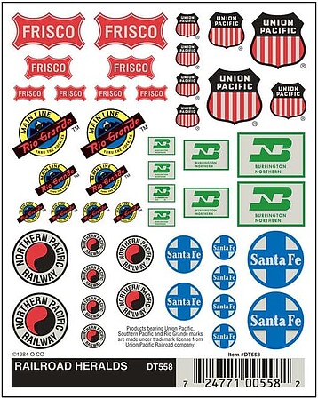 model train decals